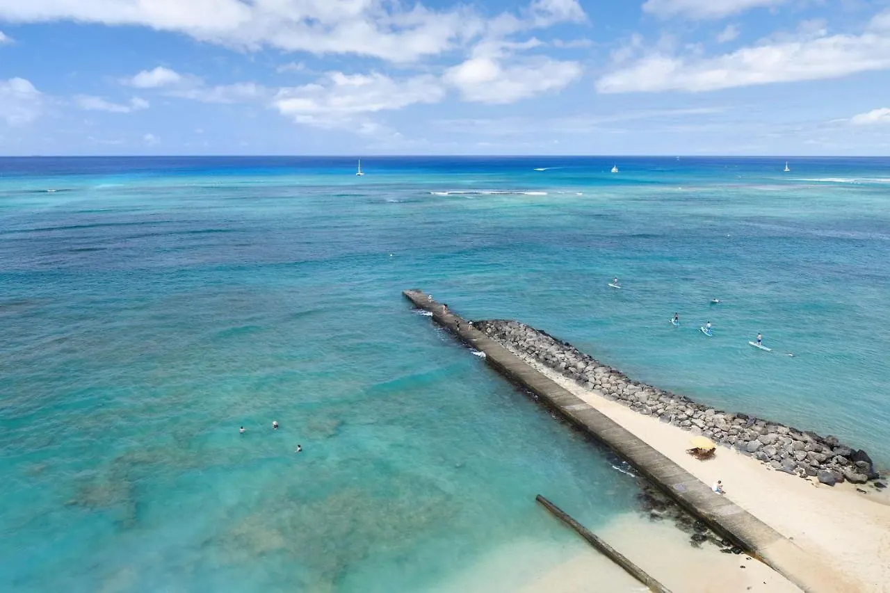 ****  Outrigger Reef Waikiki Beach Resort Honolulu Stany Zjednoczone Ameryki